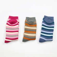 Ladies autumn and winter striped socks